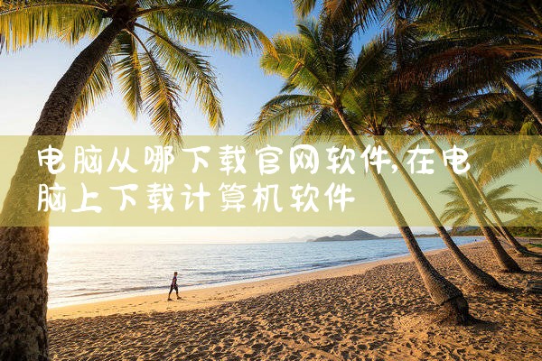 电脑从哪下载官网软件