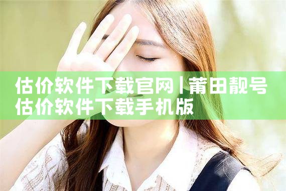 估价软件下载官网