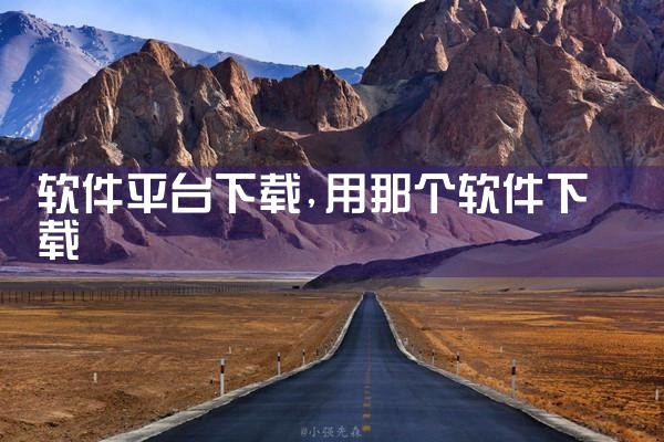 软件平台下载