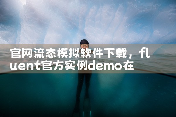 官网流态模拟软件下载